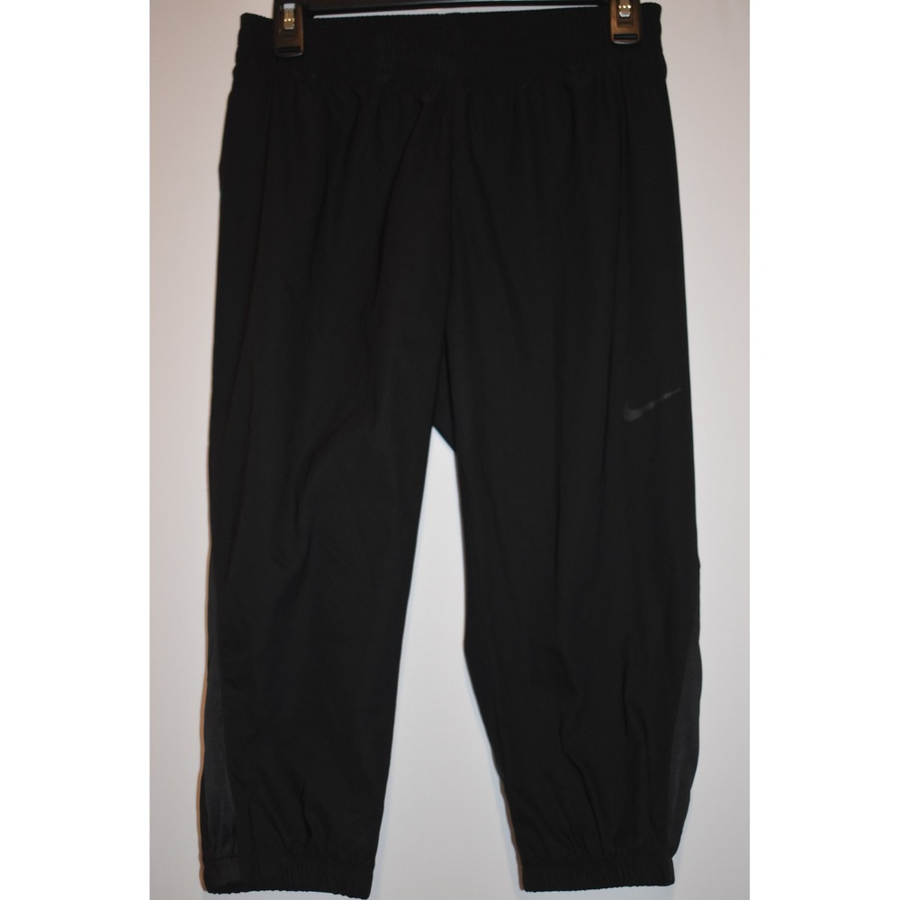 Nike Dri Fit Black Flex Woven Capris Size Small